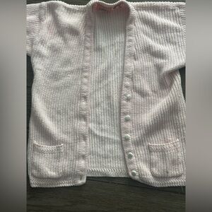 Carbon copies light pink size L cardigan